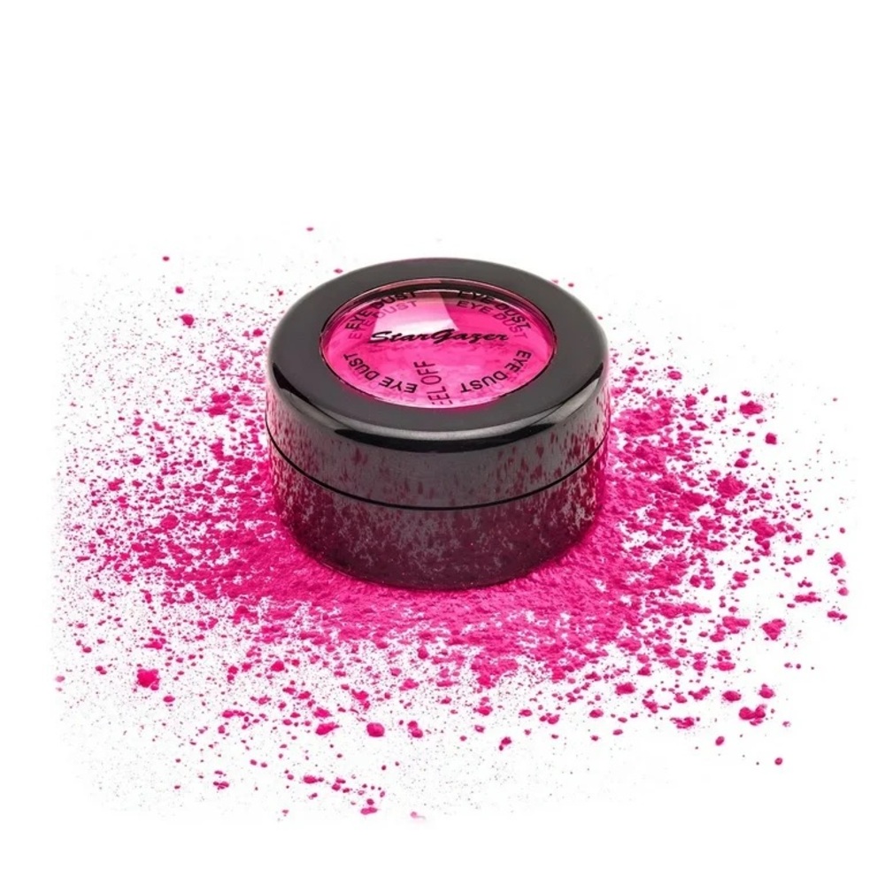 STARGAZER Neon Pink UV Glow in the Dark Eyeshadow NEW